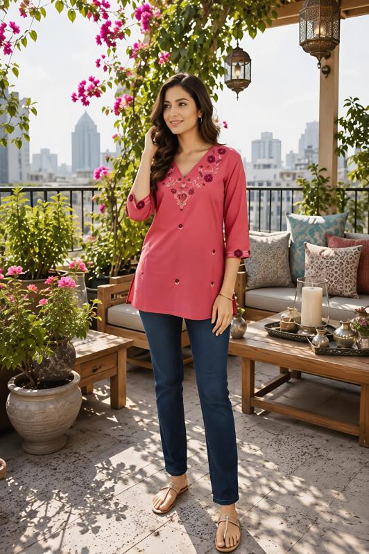 Valerius short top ahmedabad kurti wholesale market